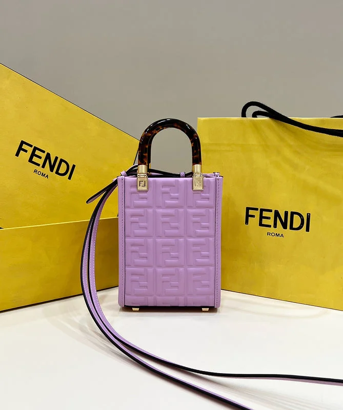 Fendi handbags with a holographic FF logo for a futuristic and trendy lookWF - Fendi Bags - 018