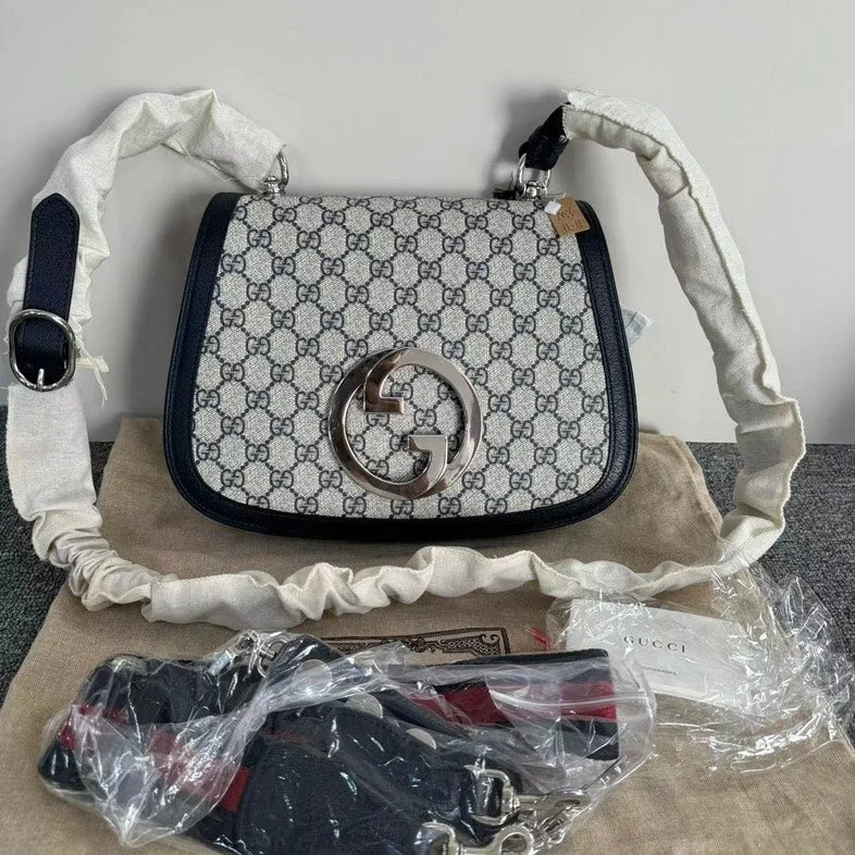 Ladies Gucci Dionysus bags with a chain - link shoulder strapGucci GG Supreme Beige Ebony Crossbody Bag Medium