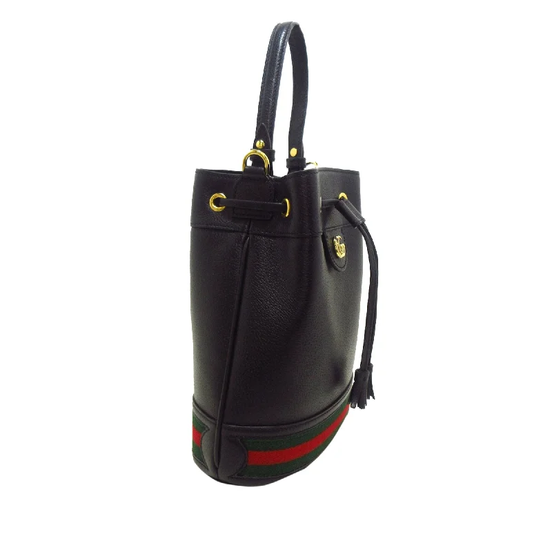 Women Gucci backpacks with a luxurious leather finishGucci Ophidia Bucket Bag Black