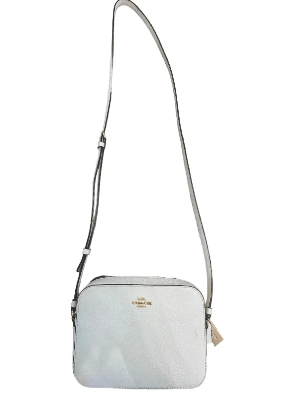 Ladies Coach shoulder bags with a tassel - decorated zipper for added charmCrossbody Designer By Coach  Size: Small