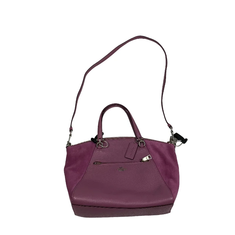 Small - sized Coach crossbody bags in smooth pebble leather for a compact carryCrossbody Designer By Coach  Size: Medium