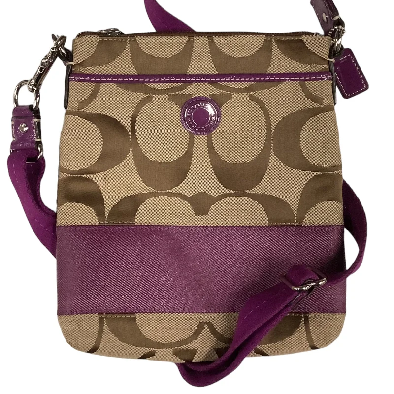 Coach bags with a back - zip pocket for storing valuables securelyCrossbody Designer By Coach  Size: Small