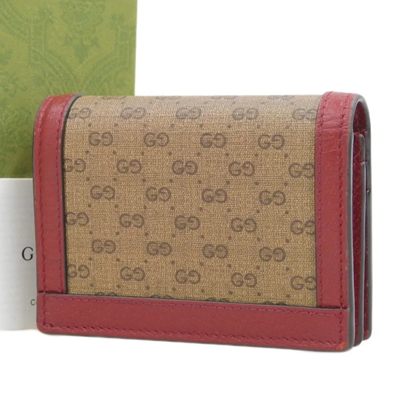 Ladies Gucci Dionysus bags with a star - shaped charmGUCCI GG Supreme Bifold Wallet Doraemon Collaboration 647788 Brown Red Ladies