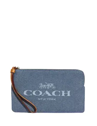 Coach backpacks with a hidden back pocket for securityCoach Large Corner Zip Wristlet With Coach