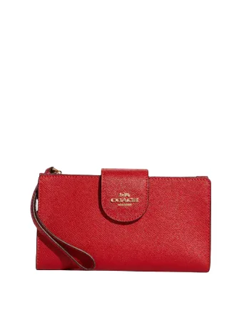 Ladies Coach Tabby bags with gold - toned hardware for a touch of luxuryCoach Tech Wallet