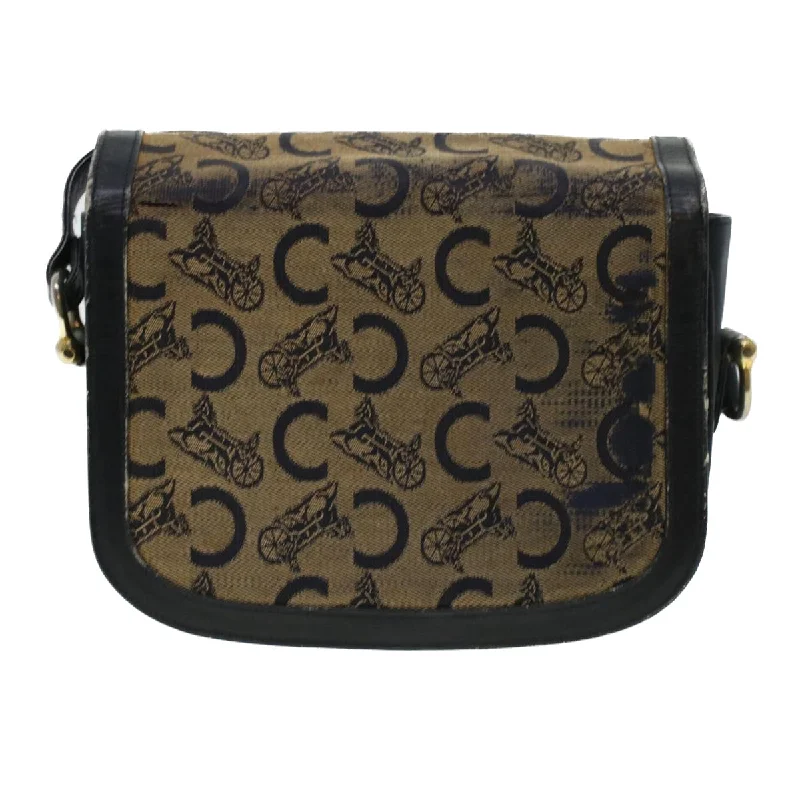 Pattern - Mixing Celine Bags for a Trendy and Edgy LookCeline C Macadam Canvas Shoulder Bag Navy  bs5114