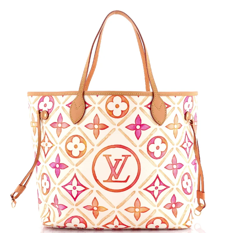 Two - Tone Burberry Bags for a Modern AestheticNeverfull NM Tote Limited Edition Monogram Tiles MM