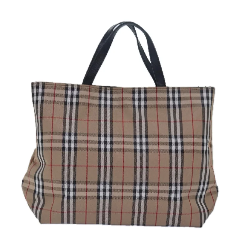 Affordable Replica - Looking Burberry BagsBURBERRY Nova Check Hand Bag Nylon Beige  79582