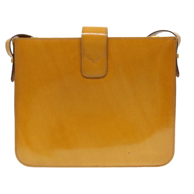 Celine Bags with Reflective Details for SafetyCeline Shoulder Bag Enamel Yellow  39621