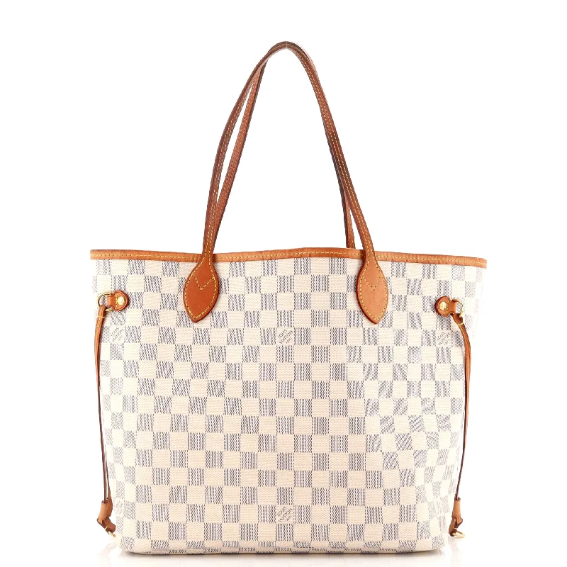 Metallic Finish Burberry Bags for a Glam LookNeverfull NM Tote Damier MM