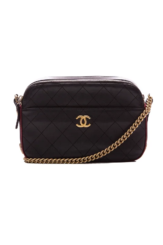 Chanel Luxury Handbag for High - End EventsButton Up Camera Case Bag