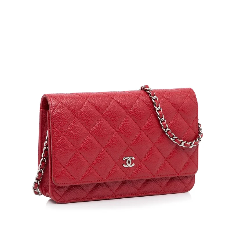 Chanel Vintage Inspired Handbag for Retro LoversChanel Caviar Wallet On Chain (yZcDqT)