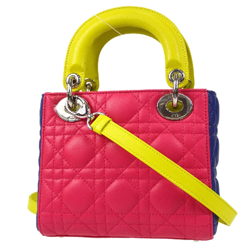 Trendsetting Christian Dior crossbody bags with a colorful strapCHRISTIAN DIOR 2013 Lady Dior Bag Mini 56610