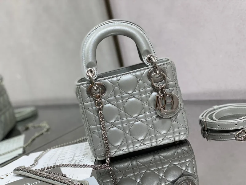 Christian Dior handbags with a detachable mirror for on - the - go touch - upsChristian Dior Bags  597