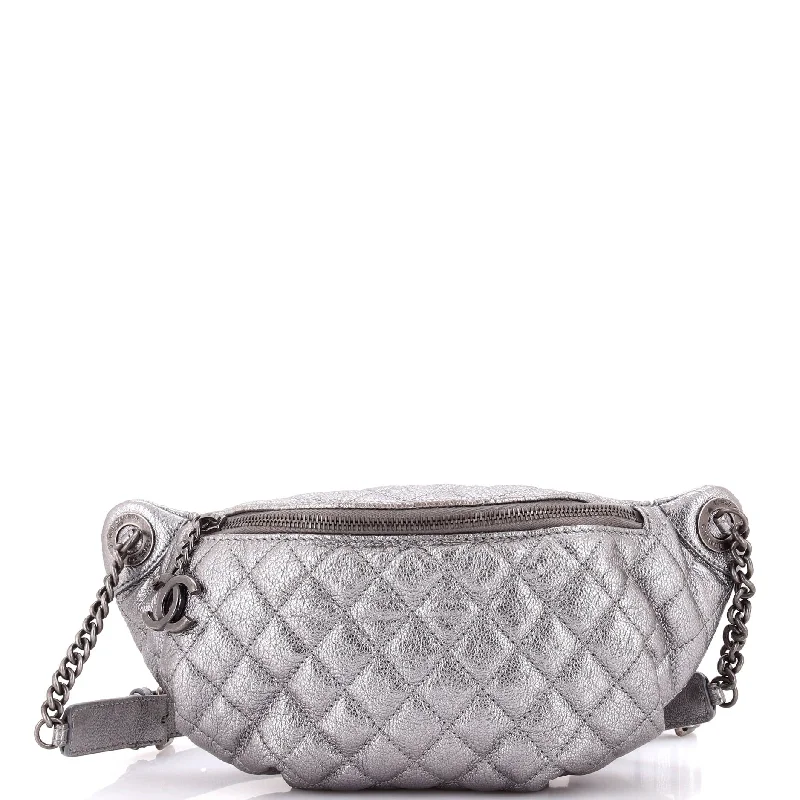 Banane Waist Bag Quilted Leather