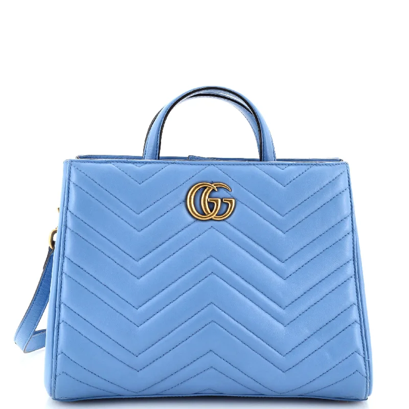 GG Marmont Tote Matelasse Leather Small