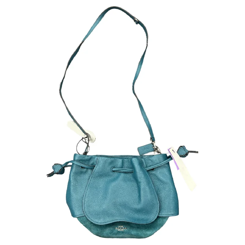 Coach bags with a front - flap pocket and a turnlock for a classic aestheticCrossbody Designer By Coach  Size: Medium